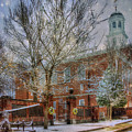 Snowy New England Morning in Peterborough New Hampshire