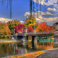 Autumn in the Public Garden - Boston